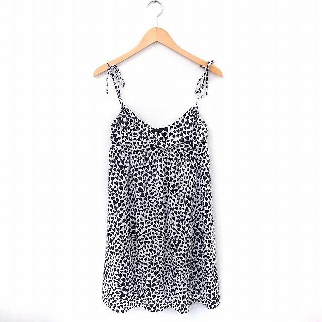 イエナ Iena ワンピース ハート柄 キャミワンピース ノースリーブ ひざ丈 ホワイト 白 ネイビー 紺 Ft34 レディース 172 ブランド古着販売のベクトル 通販 Yahoo ショッピング