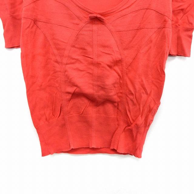 キャシャレル cacharel カットソー Tシャツ 半袖 Uネック シンプル 綿 