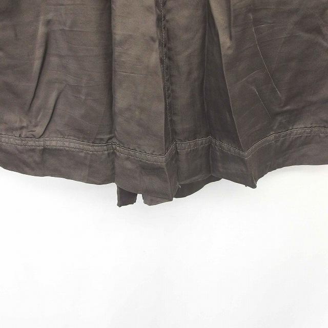 ズッカ zucca パンツ キュロット 膝下丈 ボタンフライ 無地 シンプル