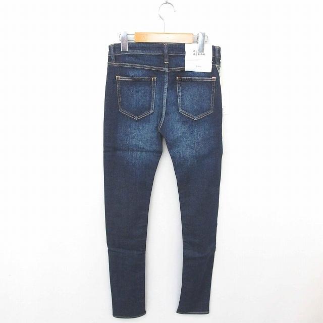 未使用品 クラネ CLANE タグ付 デニム ジーンズ パンツ スキニー