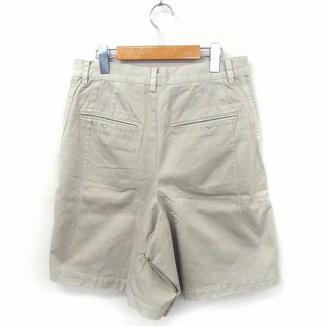 ズッカ zucca パンツ キュロット ひざ丈 無地 シンプル 綿 M