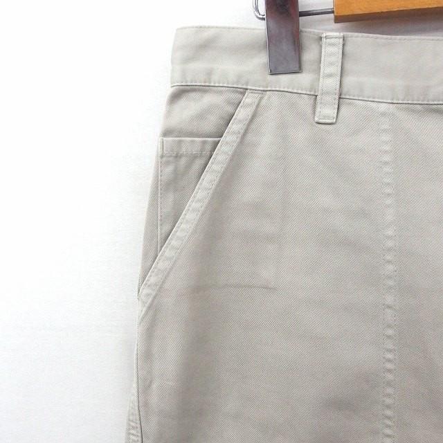 ズッカ zucca パンツ キュロット ひざ丈 無地 シンプル 綿 M
