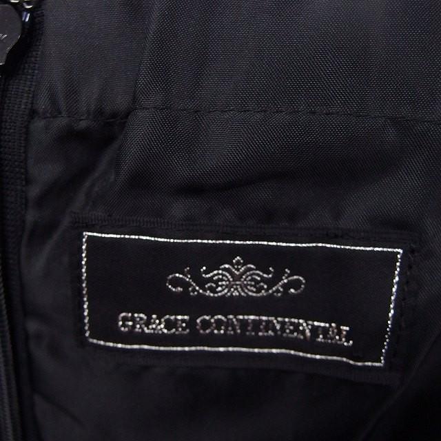 グレースコンチネンタル GRACE CONTINENTAL ワンピース ドレス プリーツ キャミワンピ ノースリーブ ひざ丈 黒 /FT4 レディース｜vectorpremium｜03