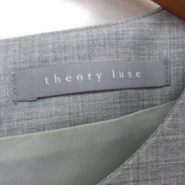 【極美品】theory luxe シャツワンピース ロング チャコールグレー Theory luxe - Theory luxe 19ss ロングワンピースの通販 by yu