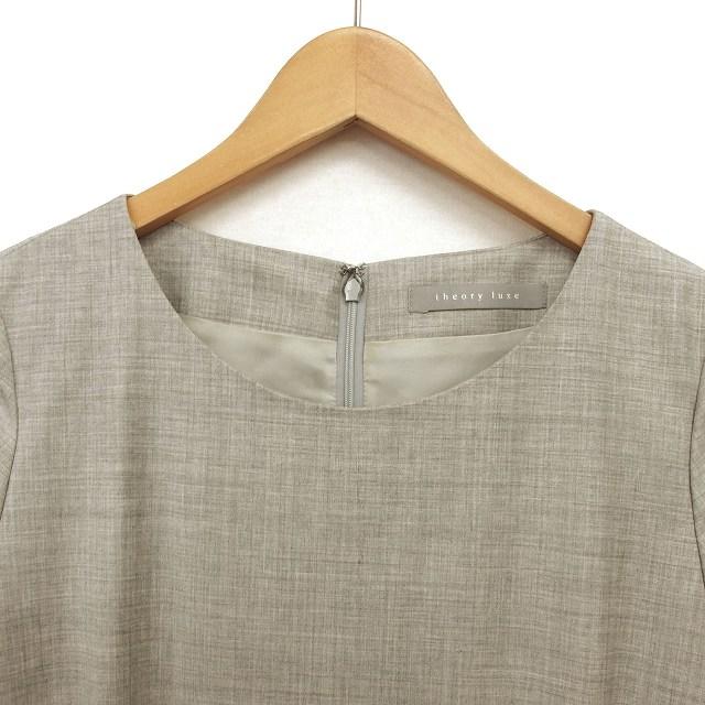 セオリーリュクス　セットアップ　ロロピアーナ社製　イタリア　グレー　サイズ40 中古・古着通販】theory luxe (セオリーリュクス) ワンピース