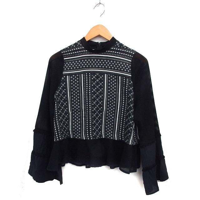 美品ユナイテッドトウキョウUNITEDTOKYOフレアレイヤードブラウスブラック UNITED TOKYO（ユナイテッドトウキョウ）の「フレアレイヤード