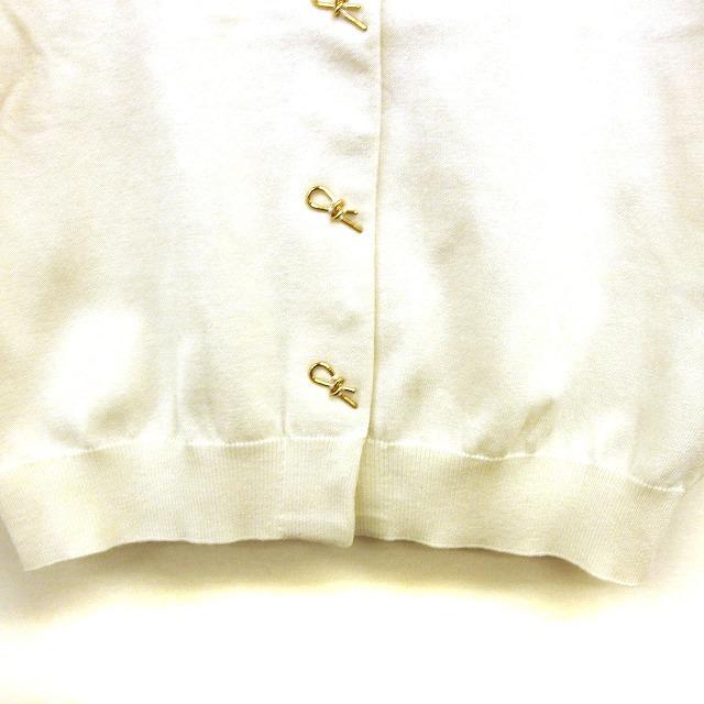 ストロベリーフィールズ STRAWBERRY-FIELDS カーディガン ニット クロップド リブ ハイゲージ スナップボタン 長袖 オフホワイト |  | 06