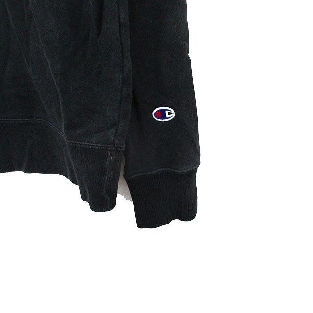 チャンピオン CHAMPION トレーナー  スウェット コットン ワンポイント ロゴ L ブラック 黒 /KT9 メンズ | Champion | 05
