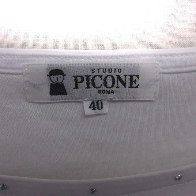 ピッコーネ PICONE ワンピース ひざ丈 ボートネック 切り替え ライン