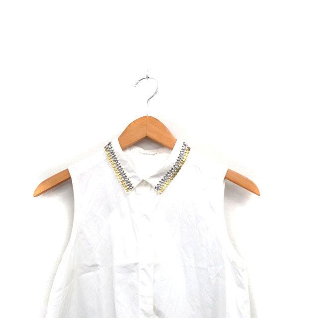 マカフィー MACPHEE トゥモローランド シャツ ブラウス ノースリーブ 