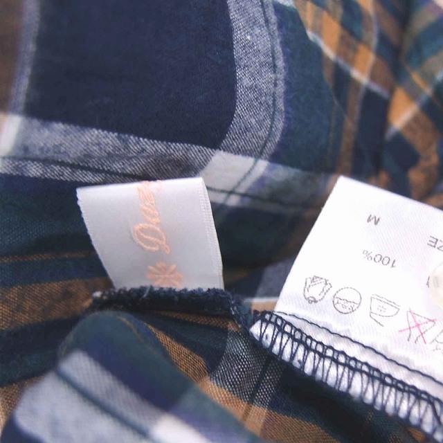 【新品タグ付き】BLUE LABEL 長袖Tシャツ チェック柄38 FreeZone ブラウス シャツ チェック柄オーバーサイズ長袖シャツ