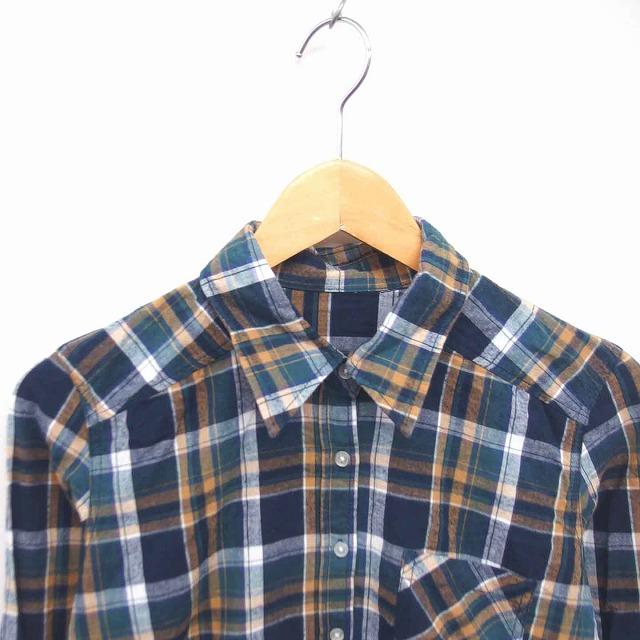 【新品タグ付き】BLUE LABEL 長袖Tシャツ チェック柄38 シャツ レディース トップス チェックシャツ ブラウス