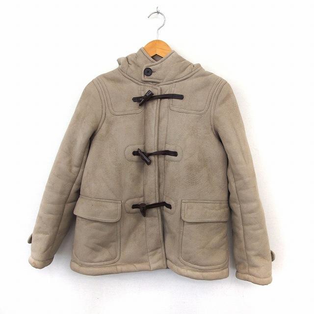 中古 ジュエティ Jouetie コート アウター ダッフルコート 裏ボア ポケット フェイクスエード S ベージュ St17 レディース 激安 セール
