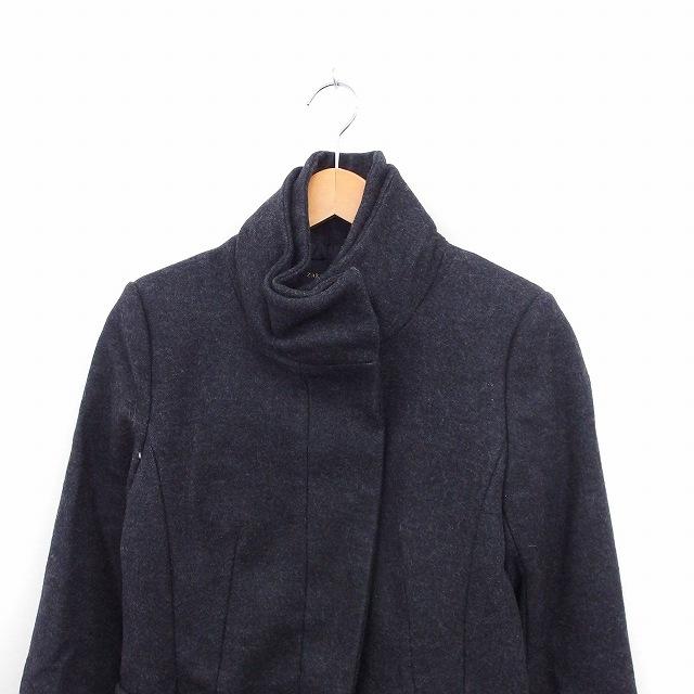 中古 ザラ ベーシック Zara Basic コート アウター ハイネック ポケット シンプル S グレー St39 レディース ベクトル 古着 172 ブランド古着販売のベクトル 通販 Yahoo ショッピング