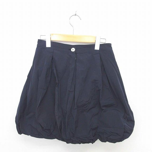 サカヨリ sakayori スカート フレア ミニ 薄手 無地 シンプル バック 