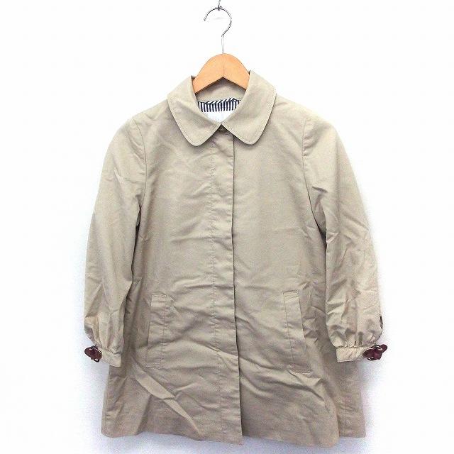 中古 バナーバレット Banner Barrett コート アウター ステンカラー 長袖 袖ベルト 綿 36 ベージュ Ft16 レディース 訳あり商品