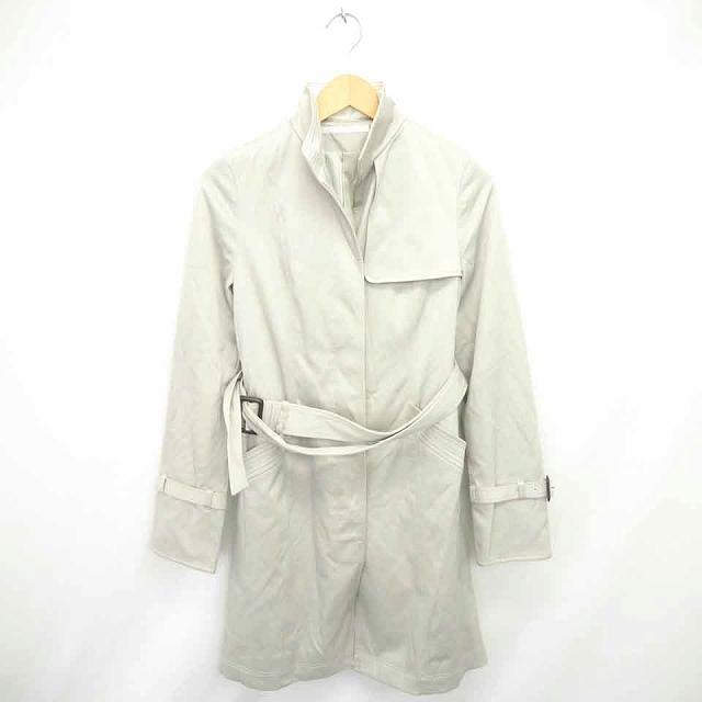 LUXJEWEL コート アウター スタンドカラー 膝下丈 ベルト 長袖 6  