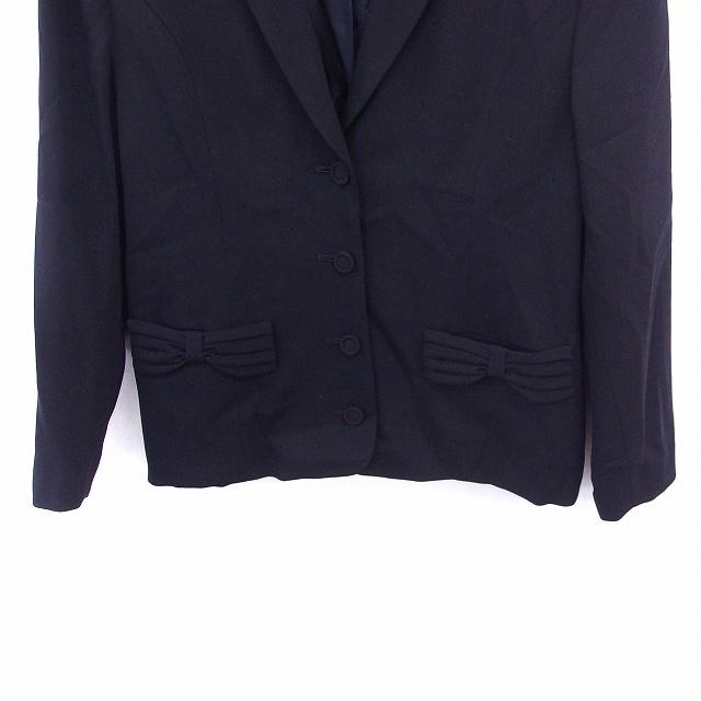 フロムニル from nil ジャケット アウター テーラード シンプル リボン 