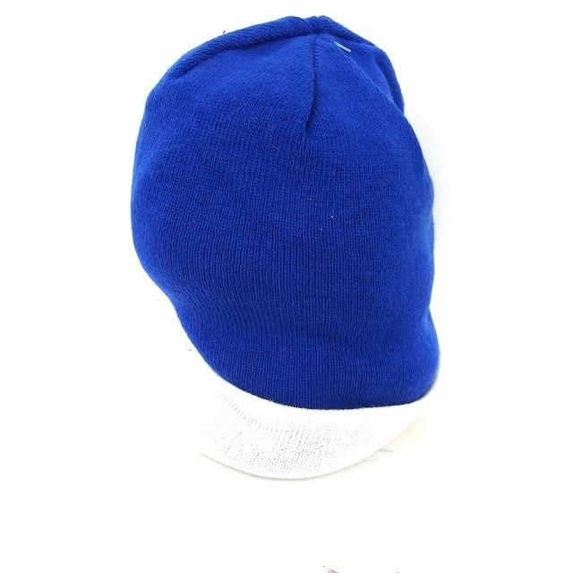 Forstep 帽子 ニット帽 ニットキャップ ブルー 青 ホワイト 白 Ft19 メンズ レディース 172 ブランド古着販売のベクトル 通販 Yahoo ショッピング