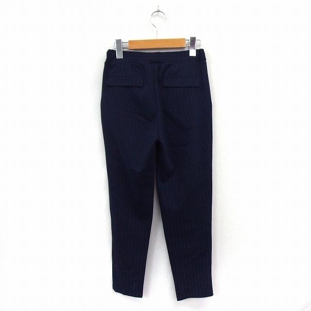 ジュヌヴィエーヴ JENEVIEVE パンツ テーパード ボトムス ストライプ  