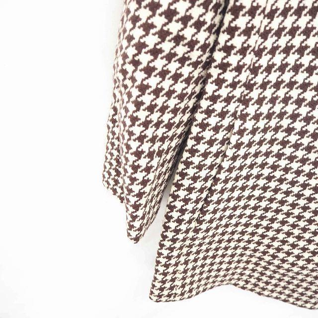【新品タグ付き】ロペROPEの千鳥格子コート ROPE'（ロペ） ROPE コート アウター ステンカラー ミドル 千鳥格子