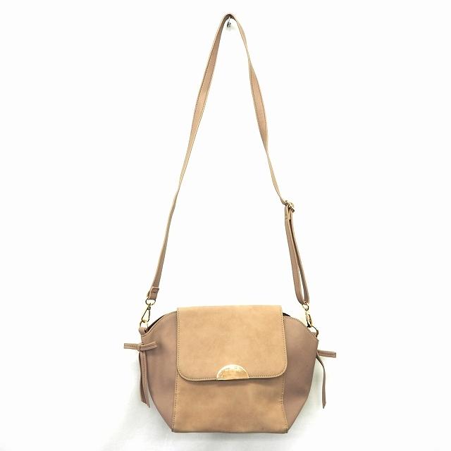 中古 マジェスティックレゴン Majestic Legon 鞄 バッグ ショルダー リボン ベージュ ブラウン 茶 Mt8 レディース ベクトル 古着 172 ブランド古着販売のベクトル 通販 Yahoo ショッピング