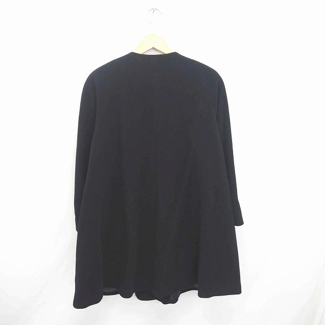 ミスオンワード MISS ONWARD コート アウター ノーカラー 膝下丈 肩  