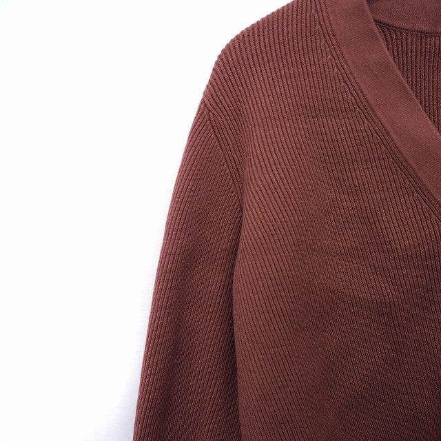 レイビームス Ray Beams カーディガン リブニット ワイド袖 V