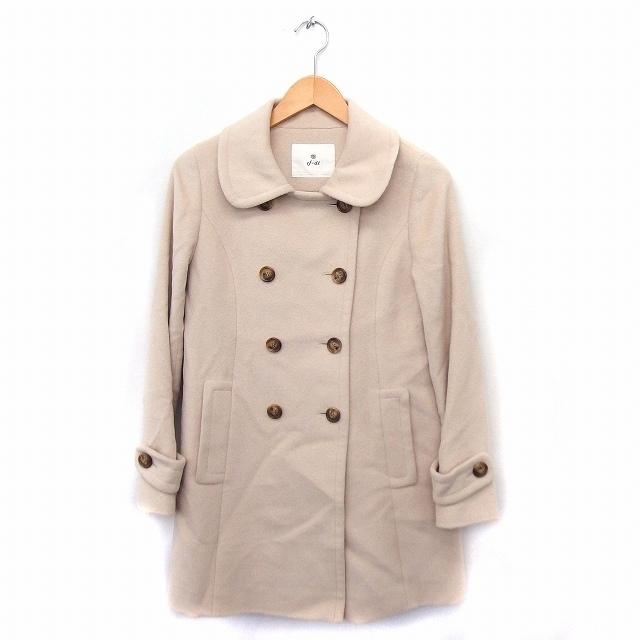 エフデ ef-de コート アウター 丸衿 ステンカラー ダブルボタン 長袖  