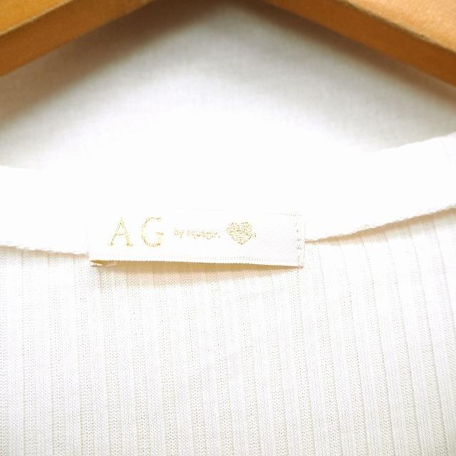 中古 エージーバイアクアガール Ag By Aquagirl ニット セーター リブ 水玉 トッド柄 丸首 七分袖 M アイボリー ブラック 黒 レディース ベクトル 古着 172 902102110152 ブランド古着販売のベクトル 通販 Yahoo ショッピング