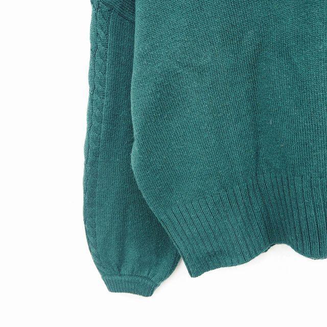 未使用 arte ダークグリーン Lサイズ ジッパーセーター ALPACA & SILK & WOOL LILY-YARN LOW-GAUGE SWEATER – WORDS, SOUNDS