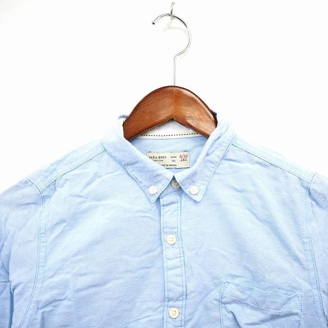 ZARA（ザラ） 子供服 シャツ カジュアル 無地 シンプル 長袖 コットン
