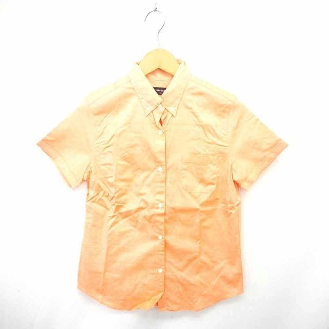 中古 ユニクロ Uniqlo シャツ ブラウス ボタンダウン 無地 シンプル 綿 コットン 半袖 L サーモンピンク Tt37 レディース ベクトル 古着 172 ブランド古着販売のベクトル 通販 Yahoo ショッピング