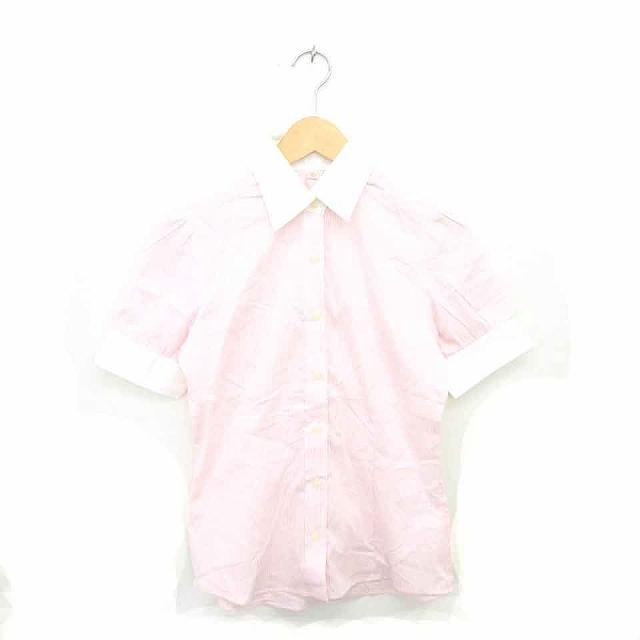 中古 ユニクロ Uniqlo シャツ ブラウス ストライプ クレリック 綿 コットン 半袖 M ピンク ホワイト 白 Tt13 レディース ベクトル 古着 172 ブランド古着販売のベクトル 通販 Yahoo ショッピング
