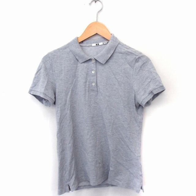 中古 ユニクロ Uniqlo ポロシャツ 半袖 無地 シンプル コットン 綿 L グレー 灰 Ft42 レディース ベクトル 古着 172 ブランド古着販売のベクトル 通販 Yahoo ショッピング