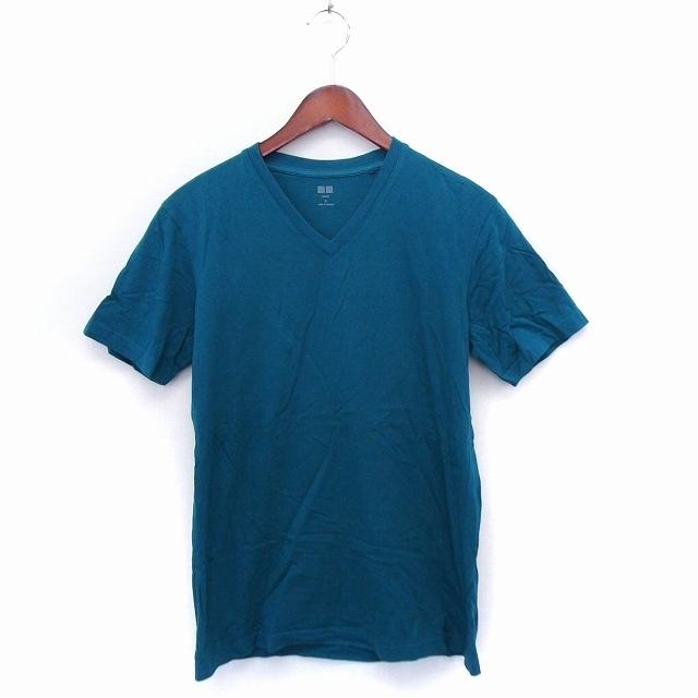 中古 ユニクロ Uniqlo Tシャツ カットソー Vネック 半袖 無地 コットン 綿 M グリーン 緑 Ft10 メンズ ベクトル 古着 172 ブランド古着販売のベクトル 通販 Yahoo ショッピング