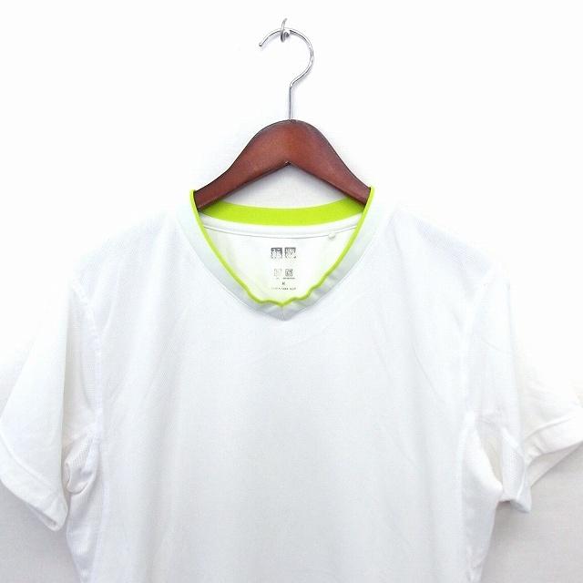 ユニクロ Uniqlo Tシャツ カットソー Vネック 半袖 ドライ M ホワイト 白 Ft13 メンズ 172 ブランド古着販売のベクトル 通販 Yahoo ショッピング