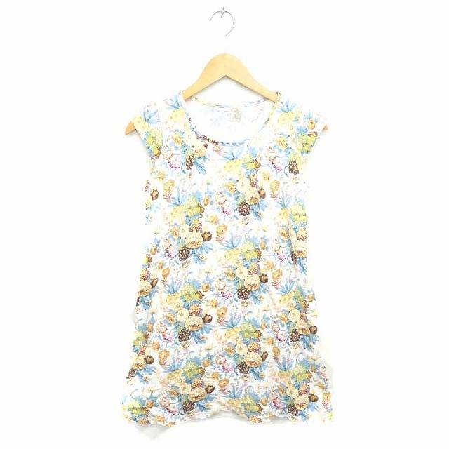 ユニクロ Uniqlo 子供服 ワンピース ひざ丈 花柄 プルオーバー フレンチスリーブ 半袖 150 白 青 ホワイト ブルー Tt37 キッズ 172 ブランド古着販売のベクトル 通販 Yahoo ショッピング