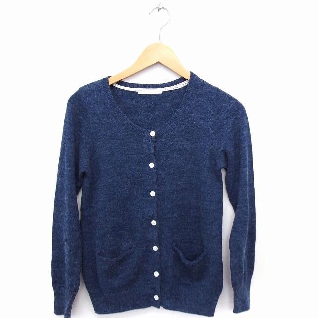 中古 レトロガール Retro Girl カーディガン ニット ポケット 丸首 長袖 ブルー 青 Ft36 レディース ベクトル 古着 172 ブランド古着販売のベクトル 通販 Yahoo ショッピング