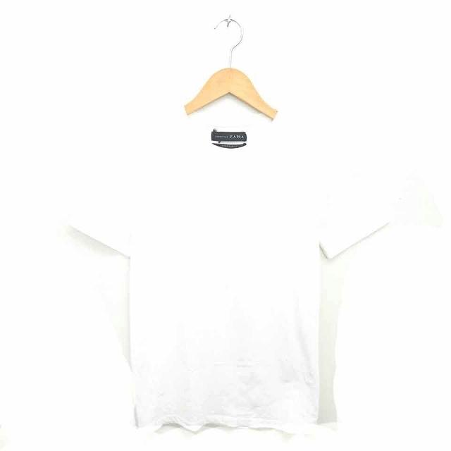 ザラ ZARA Tシャツ カットソー 丸首 無地 シンプル 半袖 S 白 ホワイト /TT33 レディース  :172-902104260073:ブランド古着販売のベクトル 通販 