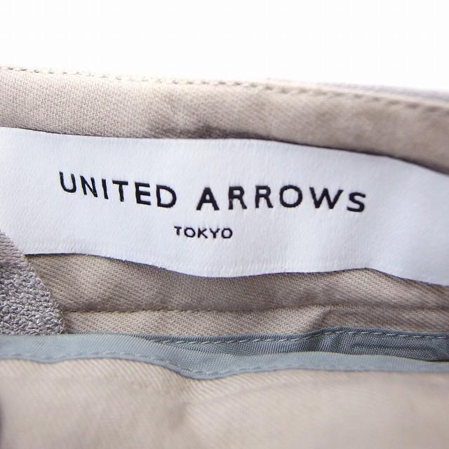 ユナイテッドアローズ UNITED ARROWS TOKYO パンツ ショート ボーダー 綿混 34 グレー 灰 /FT18 レディース｜vectorpremium｜03