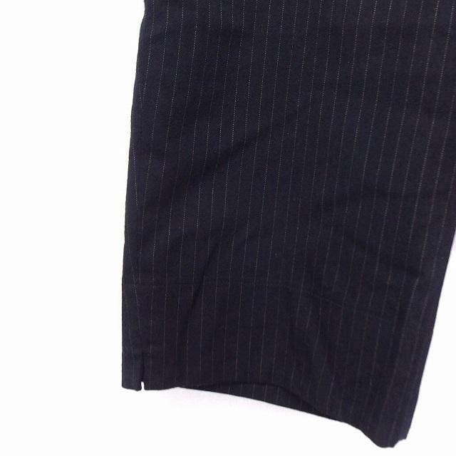 サベナ Sabena パンツ ハーフ ストライプ ひざ丈 ウール 38