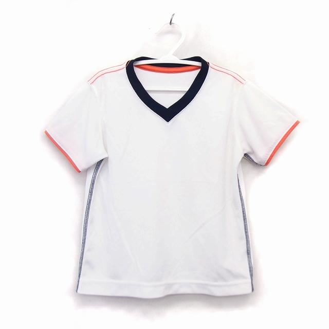 ユニクロ UNIQLO 子供服 Tシャツ カットソー Vネック 半袖 無地
