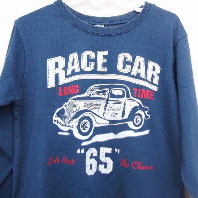 西松屋チェーン 子供服 Tシャツ カットソー ボートネック 長袖 綿混