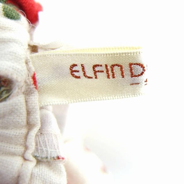 エルフィンドール ELFINDOLL ELFIN DOLL ベビー服 ショートパンツ 半ズボン コットン 綿 総柄 イチゴ 90 アイボリー /HT18 キッズ｜vectorpremium｜03
