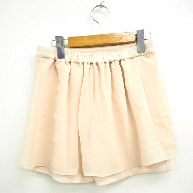 ジーユー GU キュロット パンツ ボトムス 無地 シンプル ミニ