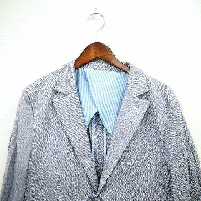 激安通販新作 ジャケット Tk Mixpice 中古 タケオキクチ ミクスパイス Tk M 中古 タケオキクチ ミクスパイス Tk Mixpice ジャケット アウター テーラード 総柄 シンプル ノッチドラペル 長袖 コットン 綿 ブルー 青 ベクトル 古着 Www Threeriversofs Com