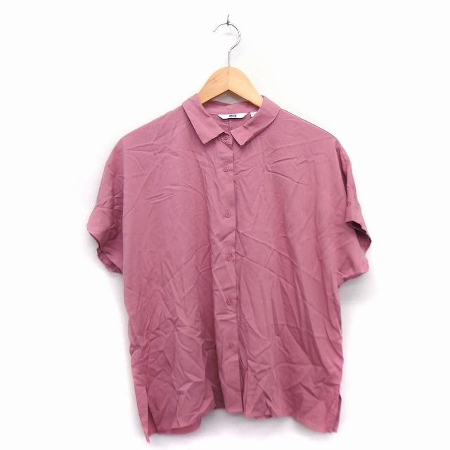 ユニクロ Uniqlo シャツ ブラウス ラグランスリーブ 半袖 無地 シンプル M パープル 紫 Ht6 レディース 172 ブランド古着販売のベクトル 通販 Yahoo ショッピング