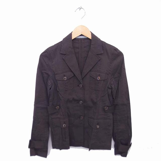 theory luxe セオリーリュクス テーラード シャツジャケット リネン 麻  