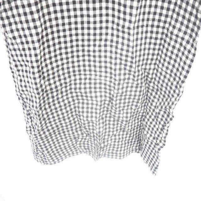 セドミックラスキー Sedmikrasky ワンピース ロング チェック キーネック 薄手 麻 リネン混 ブラック ホワイト 黒 白 Tt23 172 ブランド古着販売のベクトル 通販 Yahoo ショッピング